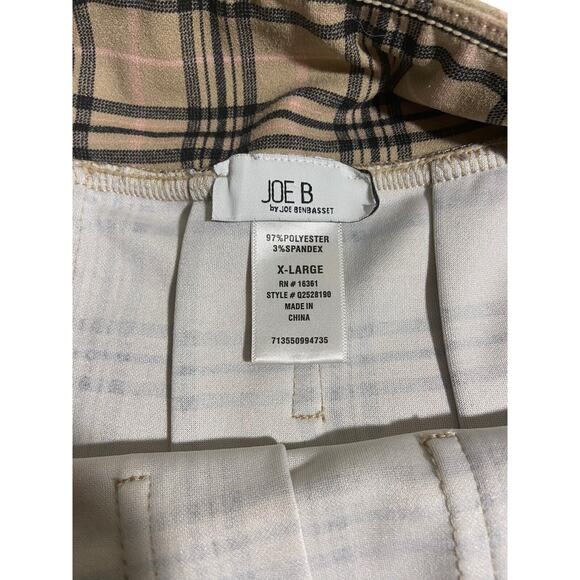 joe b by joe benbasset skirt Size‎ XL Pleated Skater Academia Plaid Check Retro - Picture 2 of 8